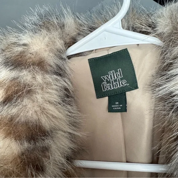 Wild Fable Cheetah Print Jacket Faux Fur - Picture 2 of 6